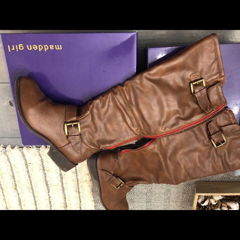 Tall riding boots!